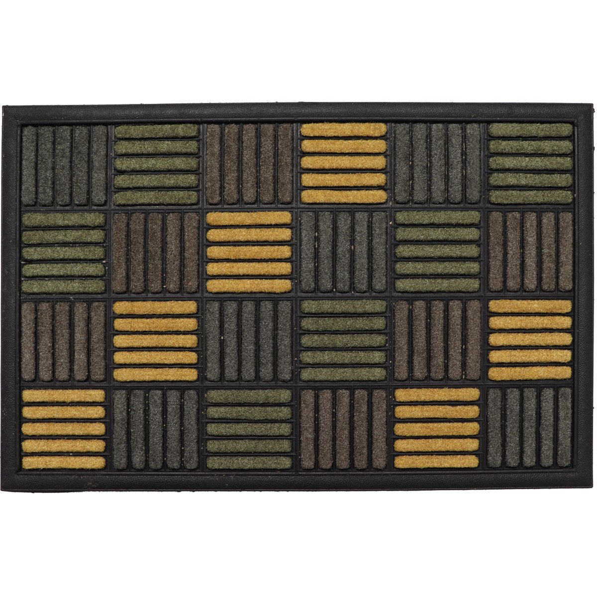 Preș Intrare Exterior Adăpostit Caroll 40X60CM Nailon/Cauciuc - Verde - Preș - Softambient