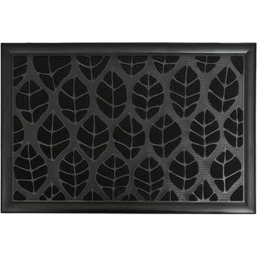 Preș Intrare Exterior Adăpostit Central Park 40X60CM Polipropilenă/Cauciuc - Negru - Preș - Softambient