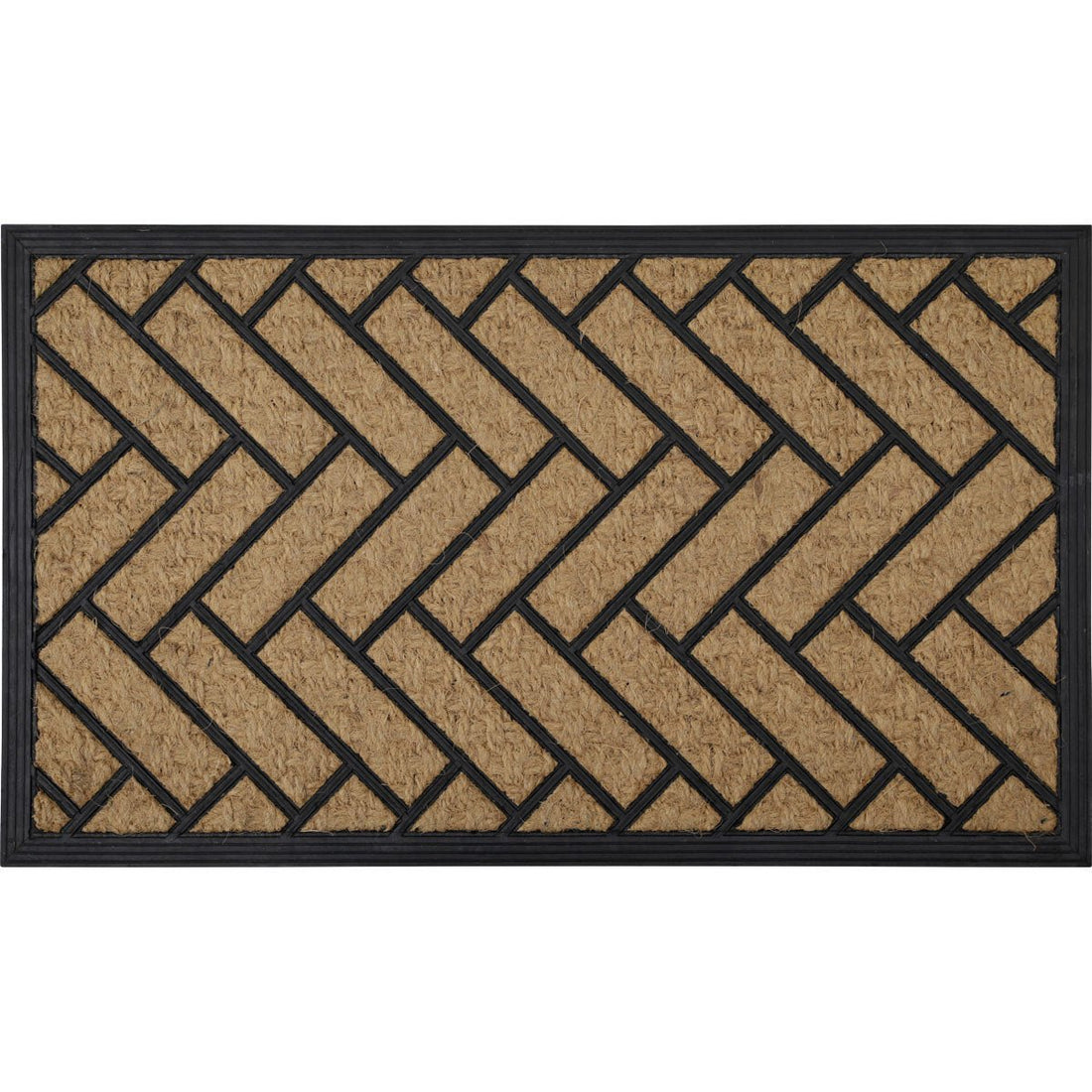 Preș Intrare Exterior Adăpostit Eloi 45X75CM Coco/Cauciuc - Parquet - Preș - Softambient