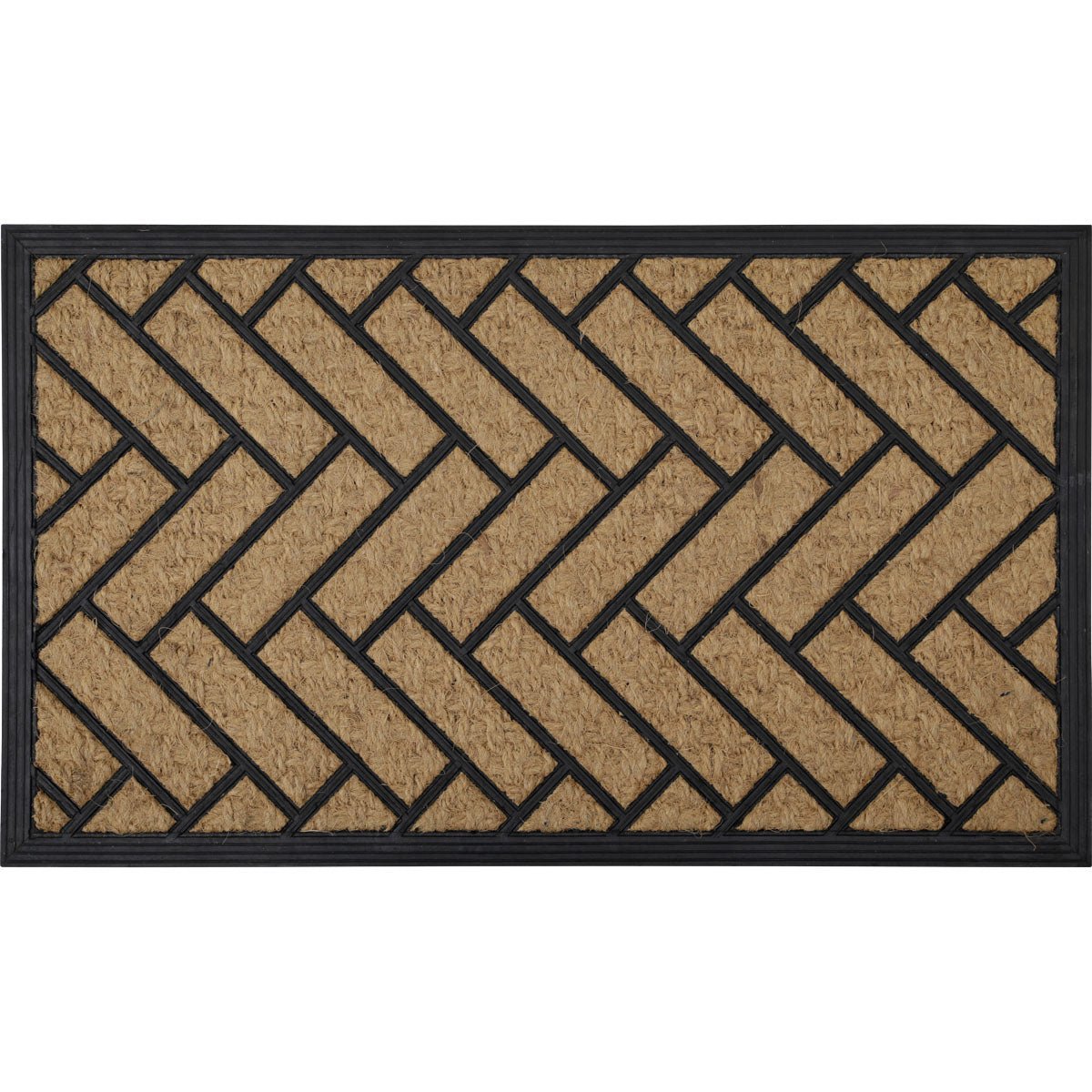 Preș Intrare Exterior Adăpostit Eloi 45X75CM Coco/Cauciuc - Parquet - Preș - Softambient