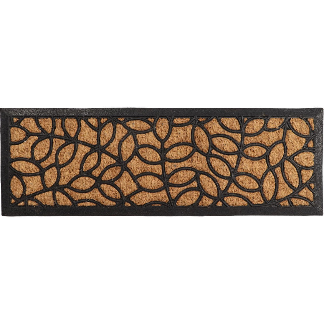Preș Intrare Exterior Împletit 25X75CM Coco/Cauciuc - Feuille - Preș - Softambient