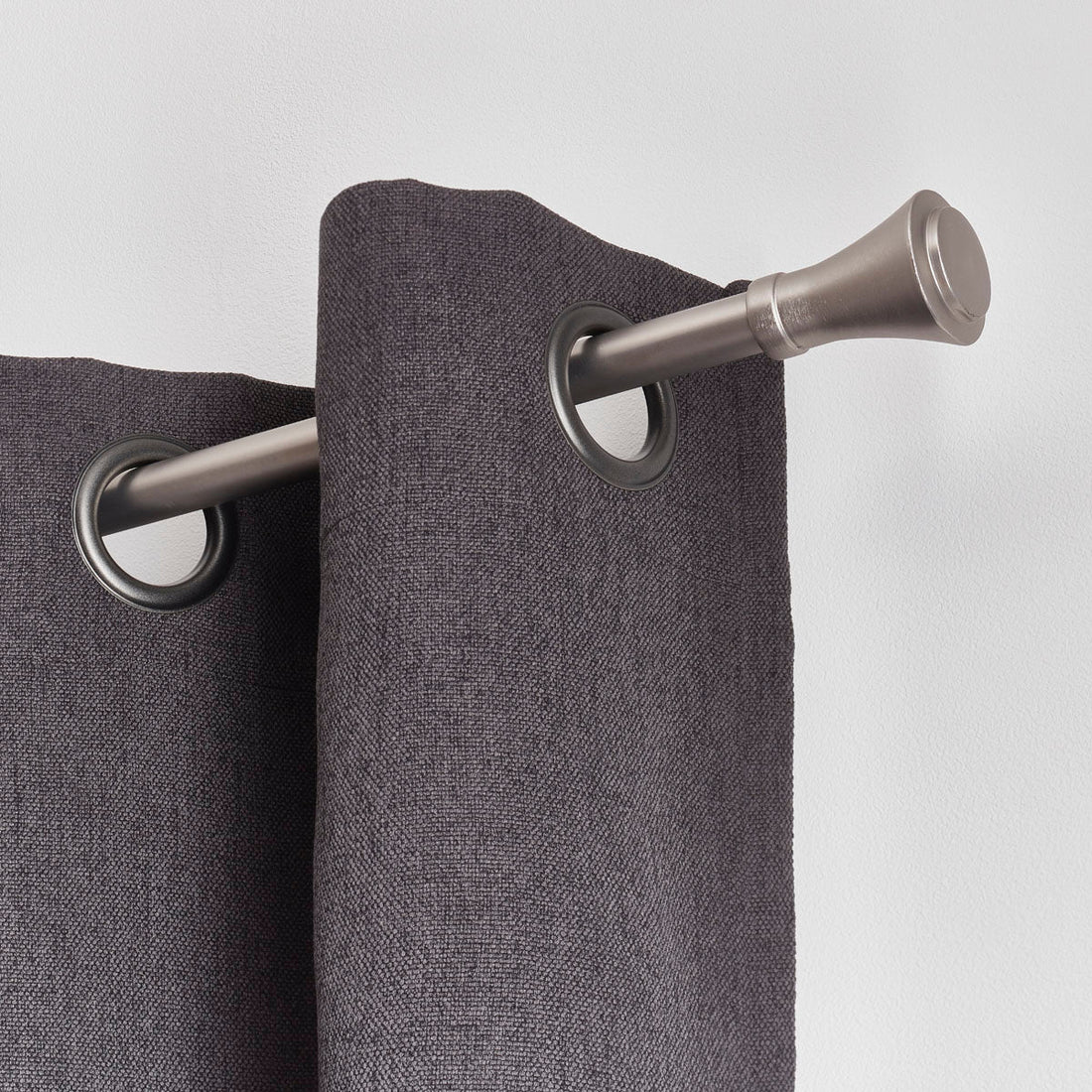 Set Galerie Extensibilă 120 - 210 CM Brasserie Φ19MM - Argintiu - Set galerie extensibilă - Softambient
