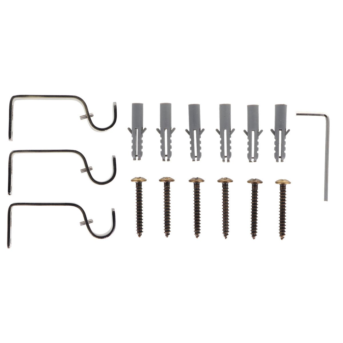 Set Galerie Extensibilă 120 - 210 CM Brasserie Φ19MM - Bronz - Set galerie extensibilă - Softambient