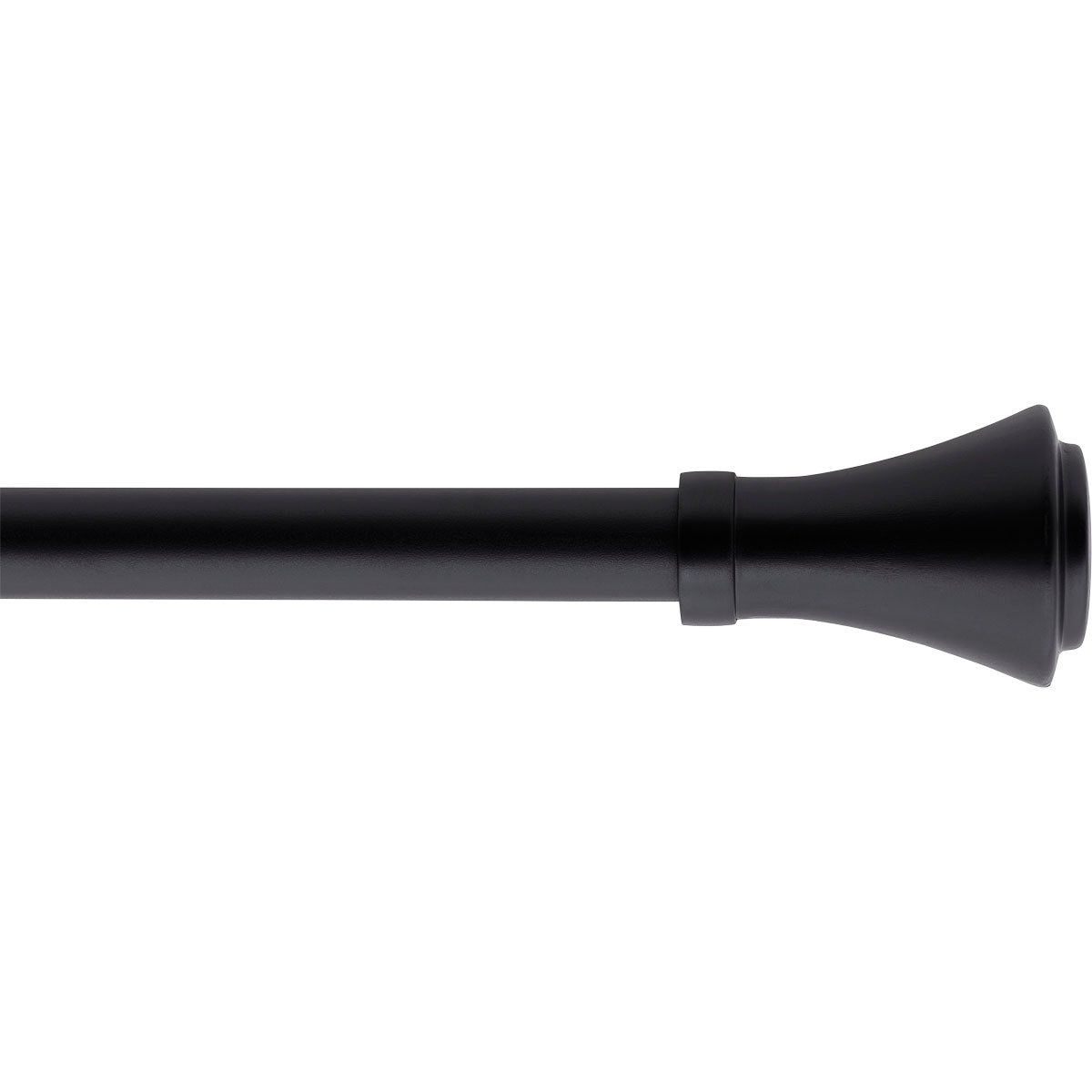 Set Galerie Extensibilă 120 - 210 CM Brasserie Φ19MM - Negru Mat - Set galerie extensibilă - Softambient