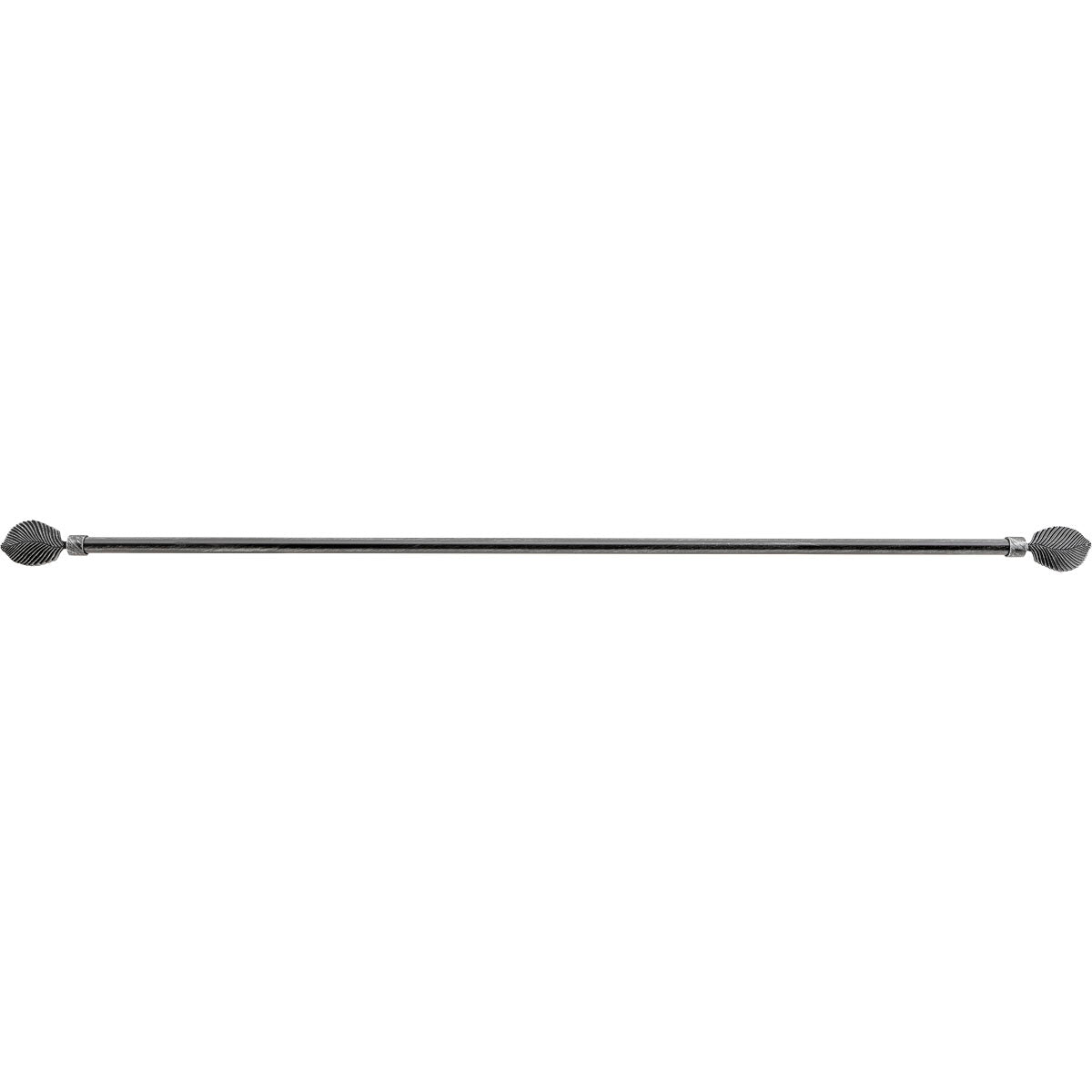 Set Galerie Extensibilă 120 - 210 CM Exotica Φ19MM - Negru Argintiu - Set galerie extensibilă - Softambient