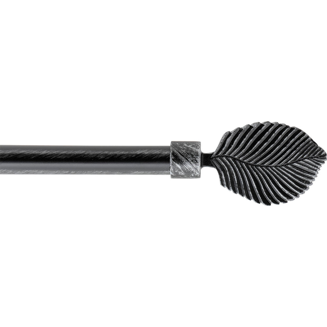 Set Galerie Extensibilă 120 - 210 CM Exotica Φ19MM - Negru Argintiu - Set galerie extensibilă - Softambient