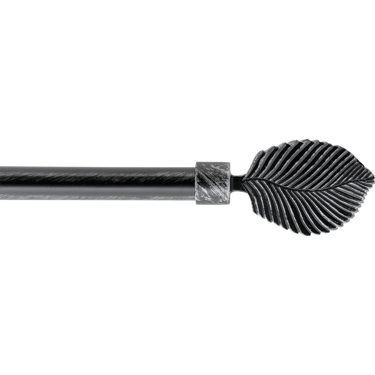 Set Galerie Extensibilă 120 - 210 CM Exotica Φ19MM - Negru Argintiu - Set galerie extensibilă - Softambient