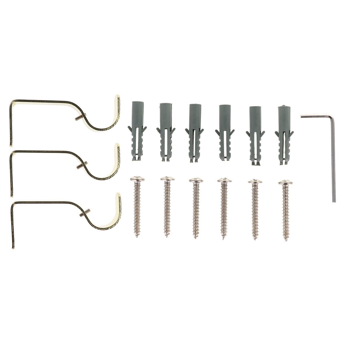 Set Galerie Extensibilă 120 - 210 CM Hera Φ28MM - Auriu - Set galerie extensibilă - Softambient
