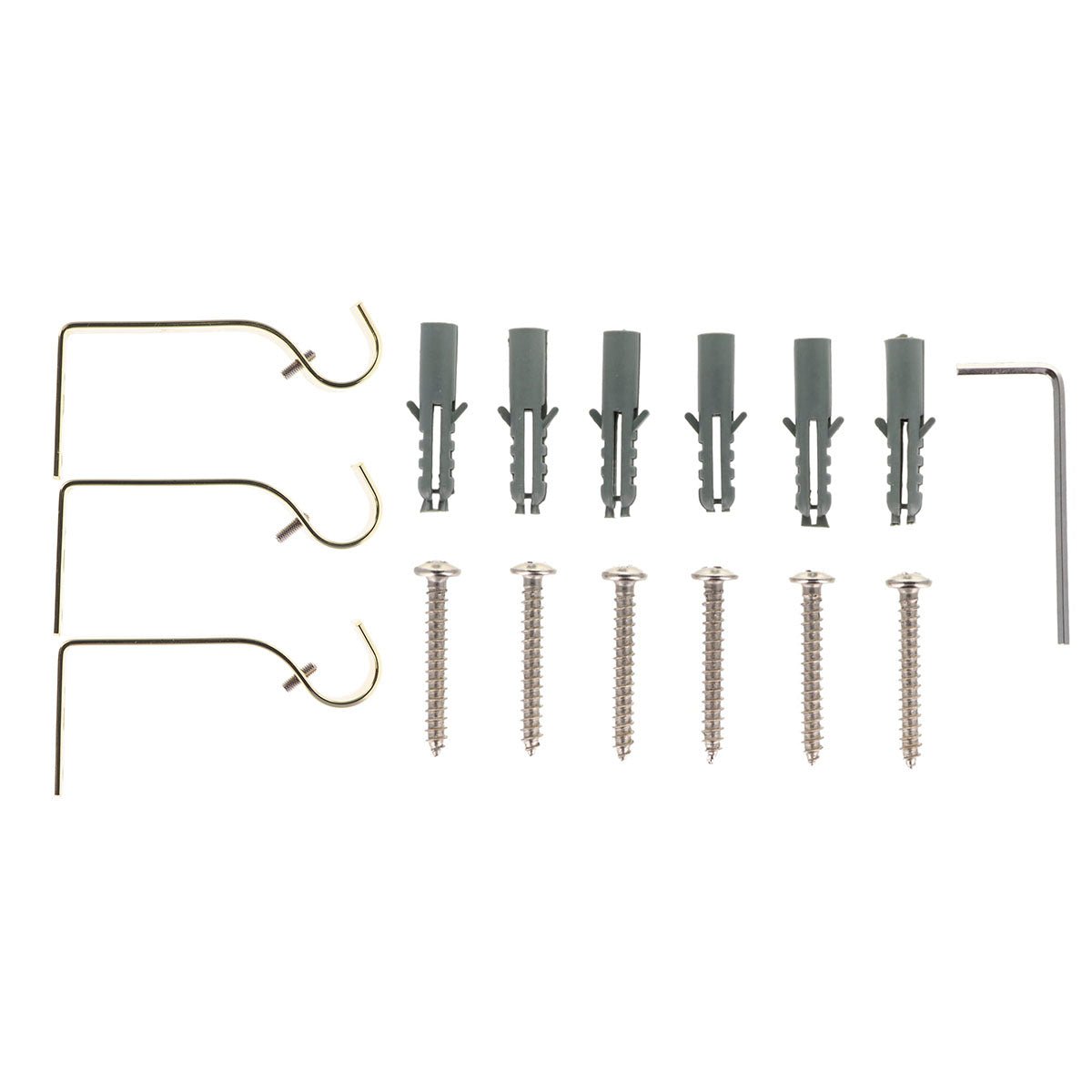Set Galerie Extensibilă 120 - 210 CM Maia Φ19MM - Auriu - Set galerie extensibilă - Softambient