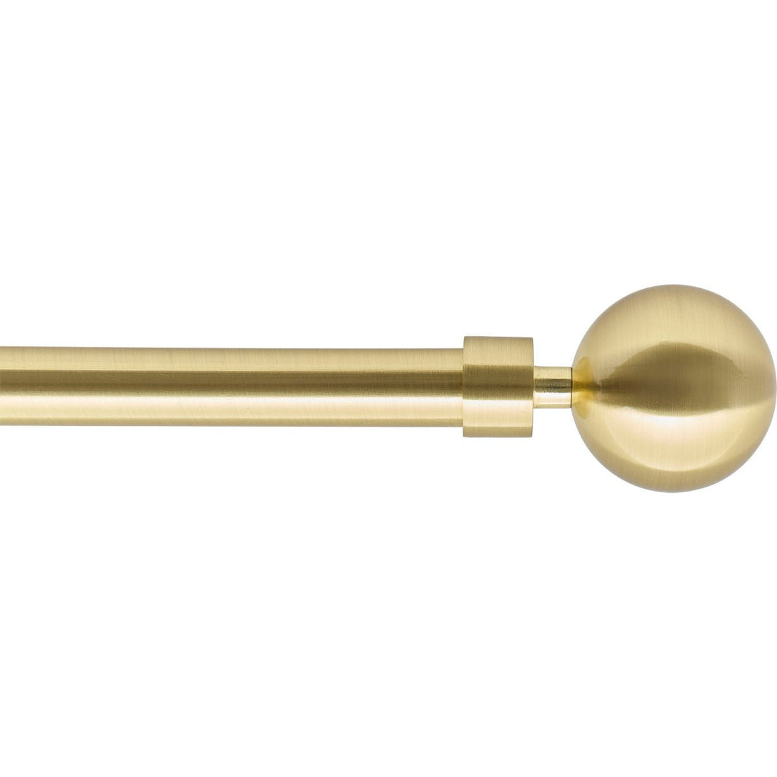 Set Galerie Extensibilă 120 - 210 CM Maia Φ19MM - Auriu - Set galerie extensibilă - Softambient