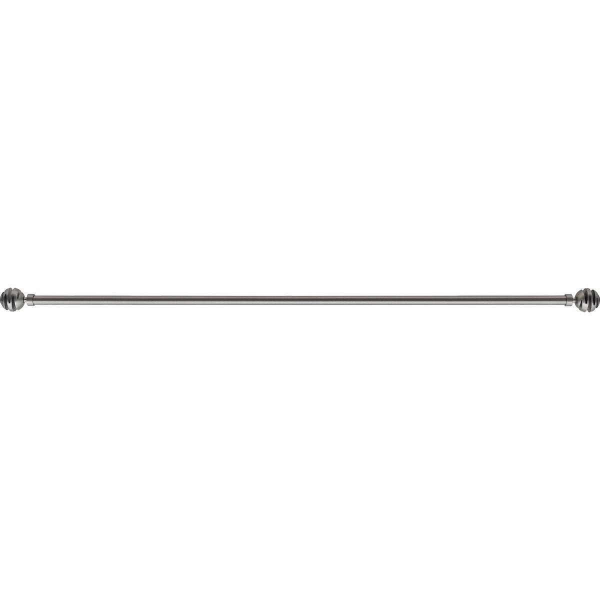 Set Galerie Extensibilă 120 - 210 CM Villalouise Φ19MM - Gri - Set galerie extensibilă - Softambient