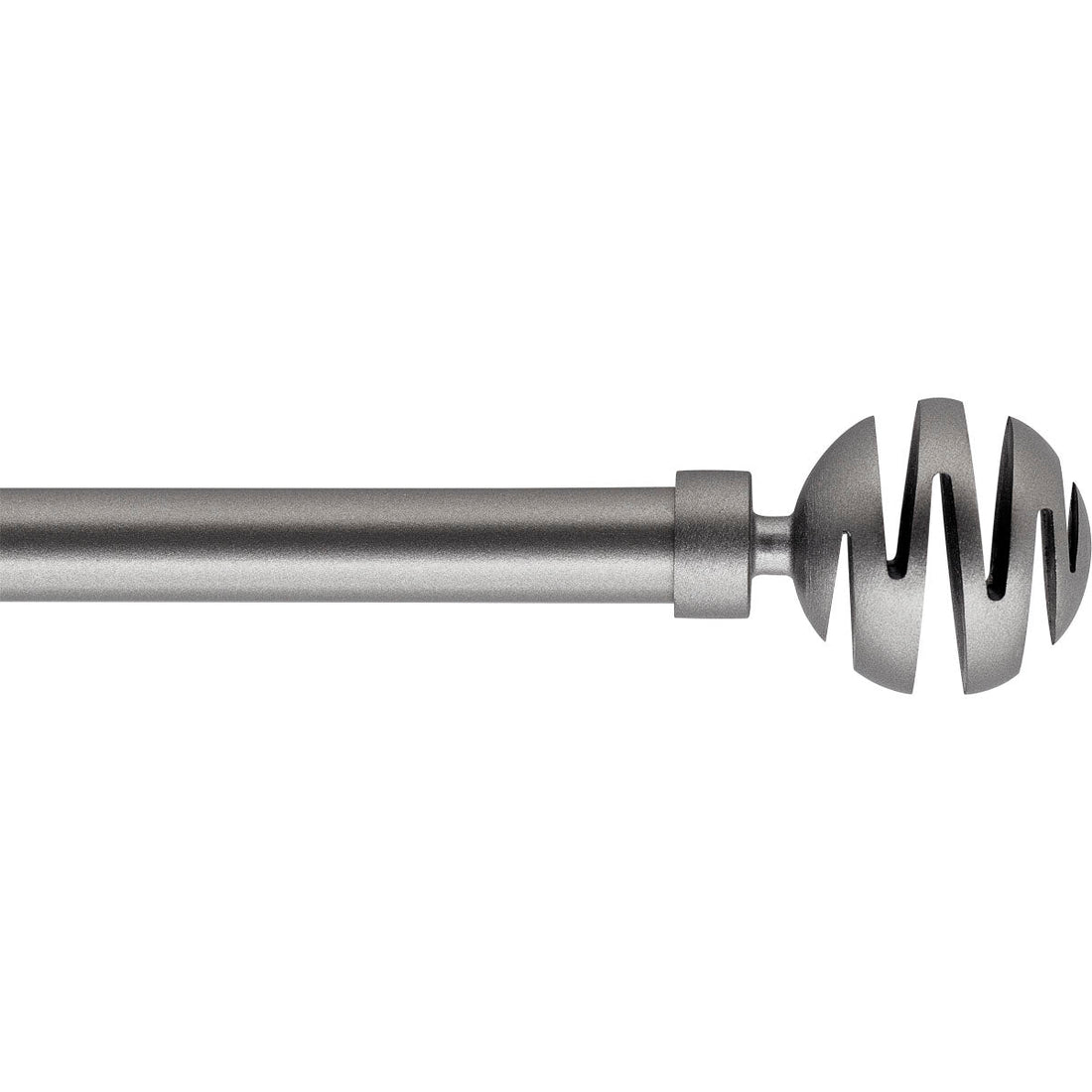 Set Galerie Extensibilă 120 - 210 CM Villalouise Φ19MM - Gri - Set galerie extensibilă - Softambient
