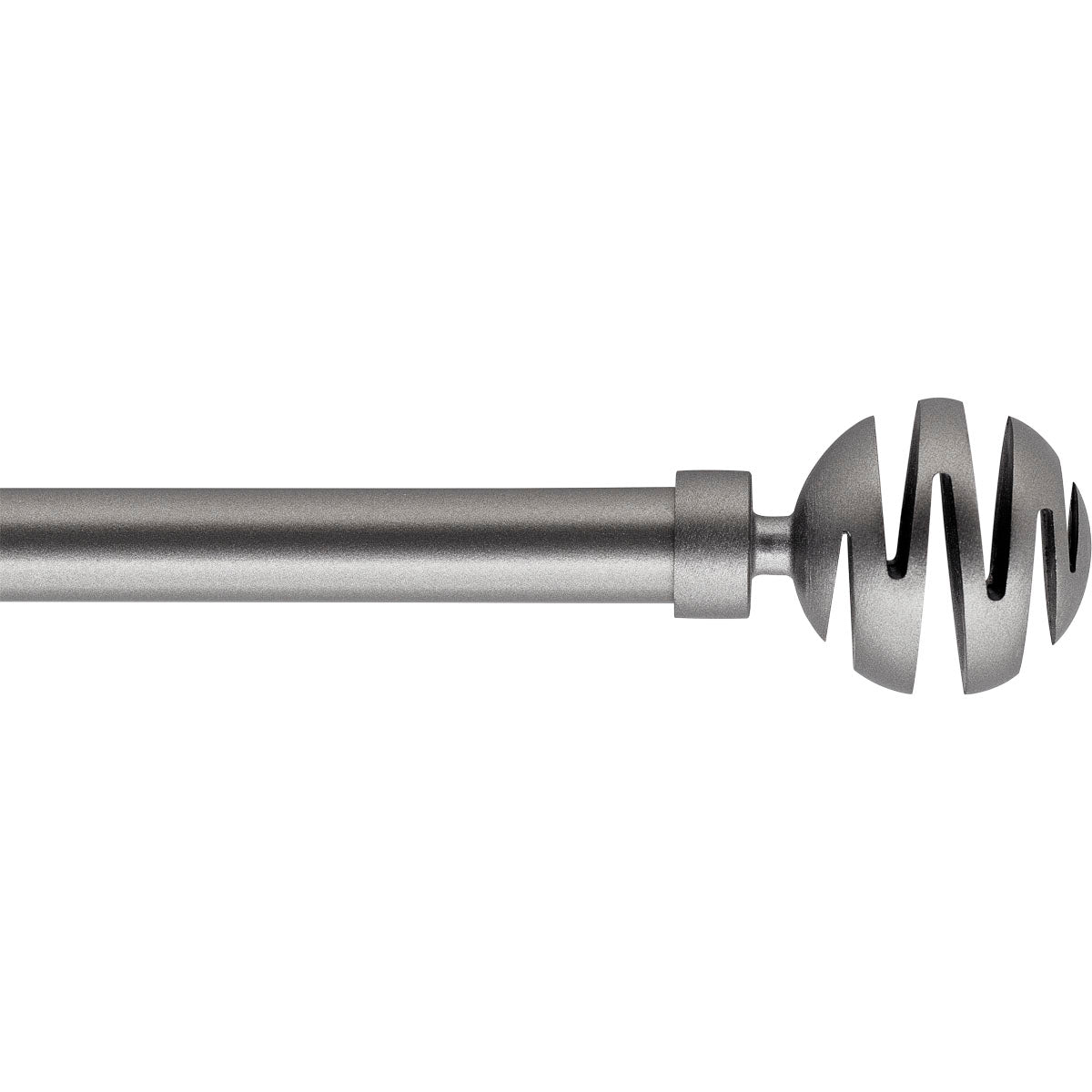 Set Galerie Extensibilă 120 - 210 CM Villalouise Φ19MM - Gri - Set galerie extensibilă - Softambient