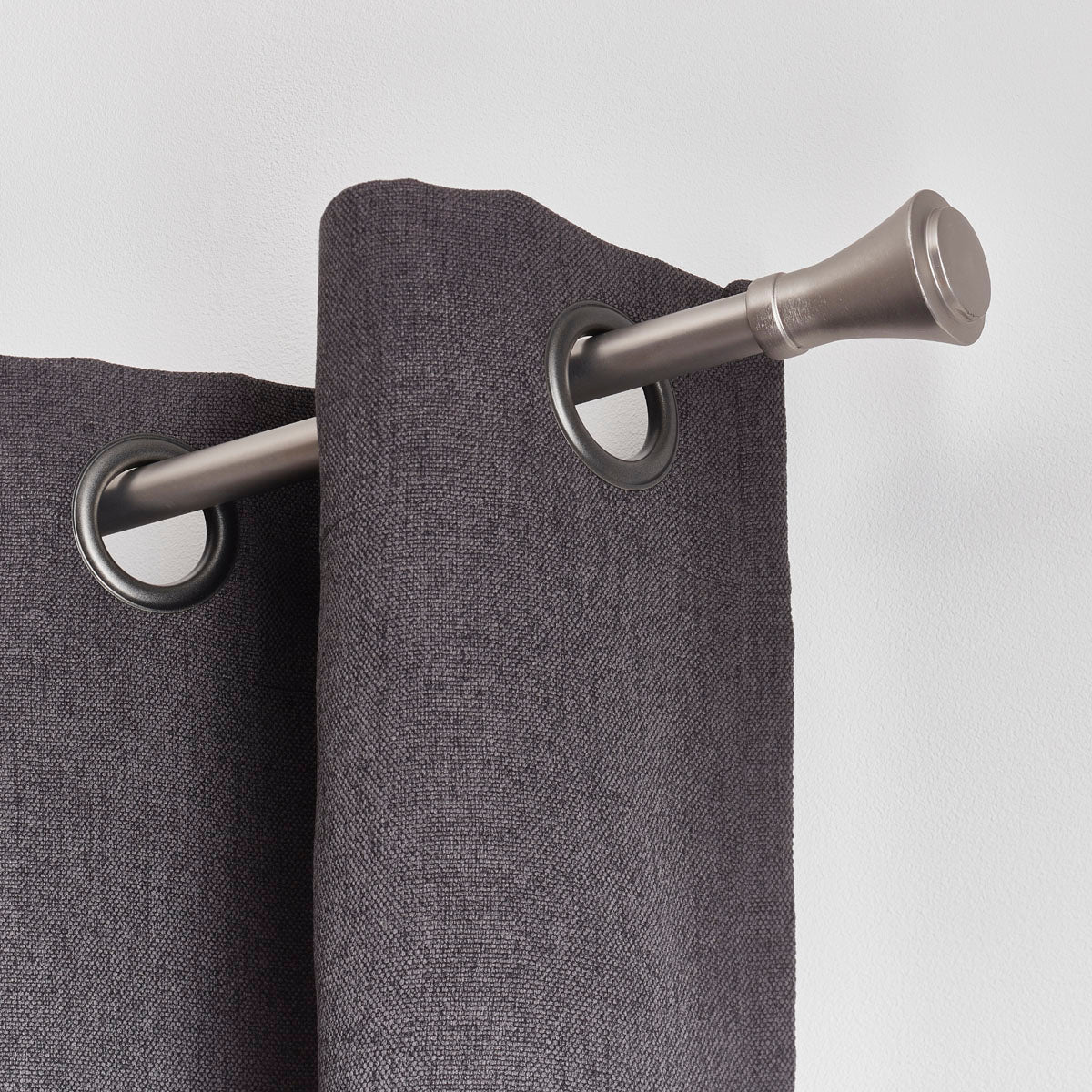 Set Galerie Extensibilă 210 - 380 CM Brasserie Φ19MM - Argintiu - Set galerie extensibilă - Softambient