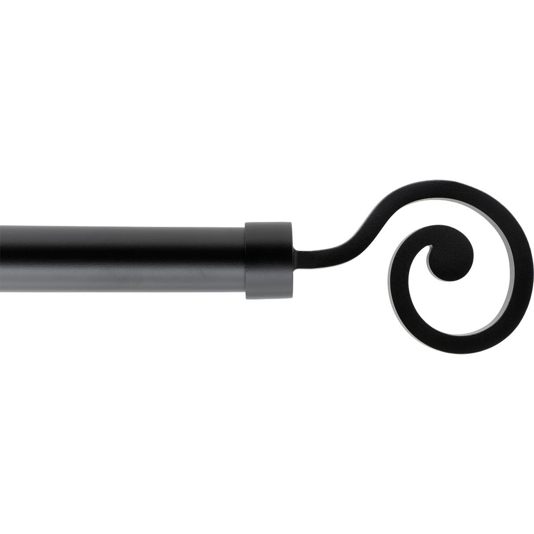 Set Galerie Extensibilă 210 - 380 CM Dream Φ28MM - Negru Mat - Set galerie extensibilă - Softambient