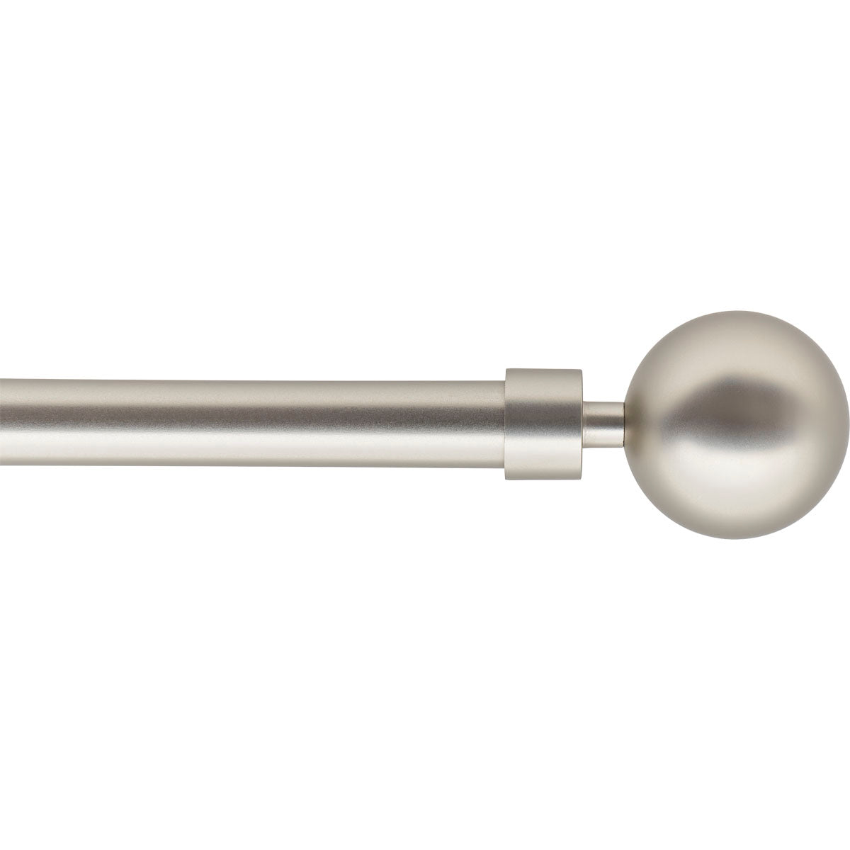 Set Galerie Extensibilă 210 - 380 CM Maia Φ19MM - Argintiu - Set galerie extensibilă - Softambient