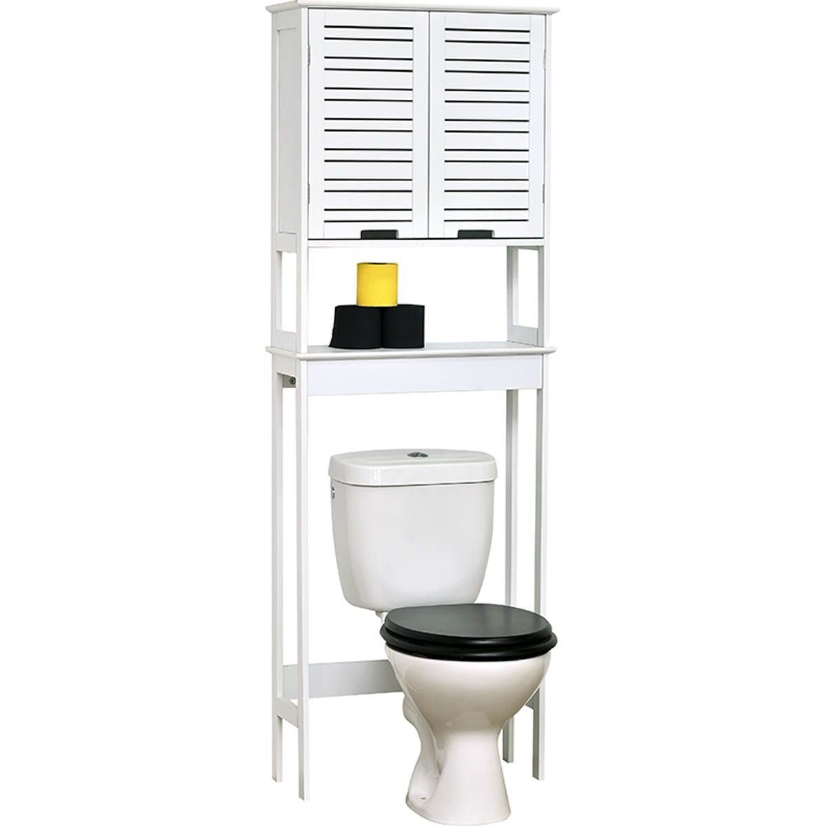 Suport toaletă MDF cu 2 uși + raft interior – Miami - Suport toaletă - Softambient